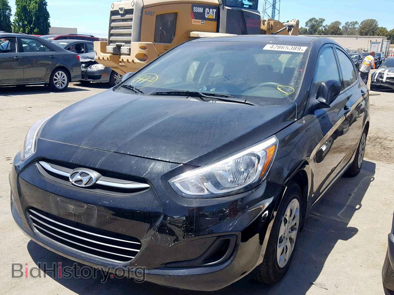2017 HYUNDAI ACCENT - VIN: KMHCT4AE4HU350365 - Фото 2