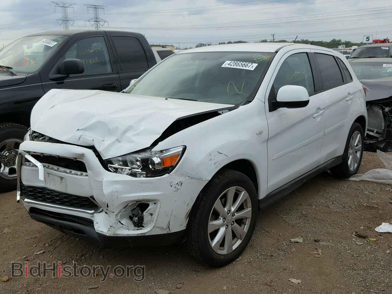 2015 MITSUBISHI OUTLANDER - VIN: 4A4AP3AU0FE012060 - Фото 2