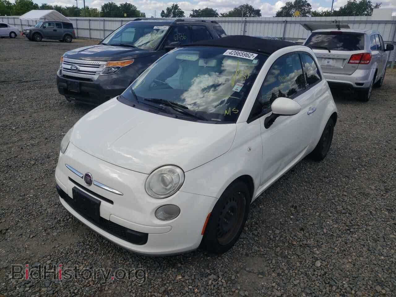 2012 FIAT 500 - VIN: 3C3CFFDR8CT123743 - Фото 2