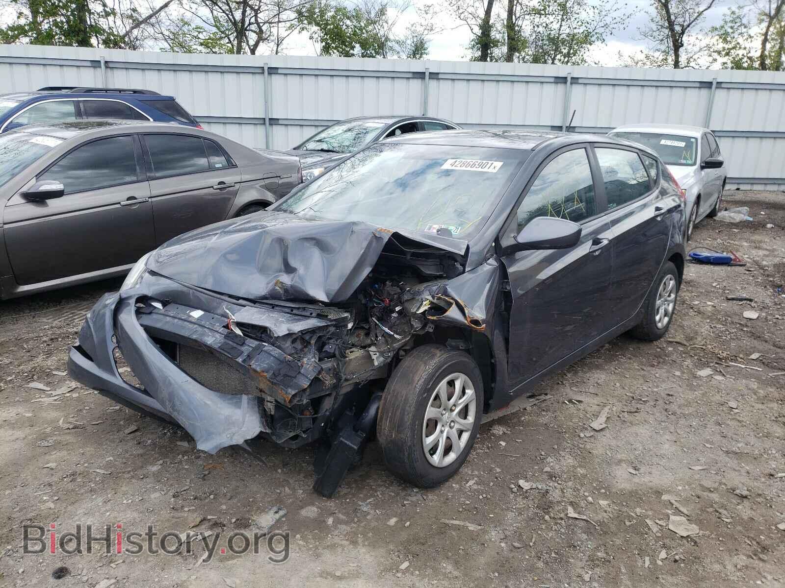 2012 HYUNDAI ACCENT - VIN: KMHCT5AE7CU023876 - Фото 2
