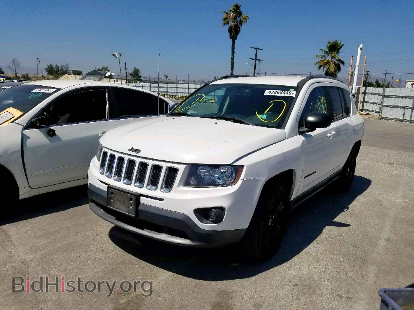 2014 JEEP COMPASS SP - VIN: 1C4NJCBB2ED818400 - Фото 2