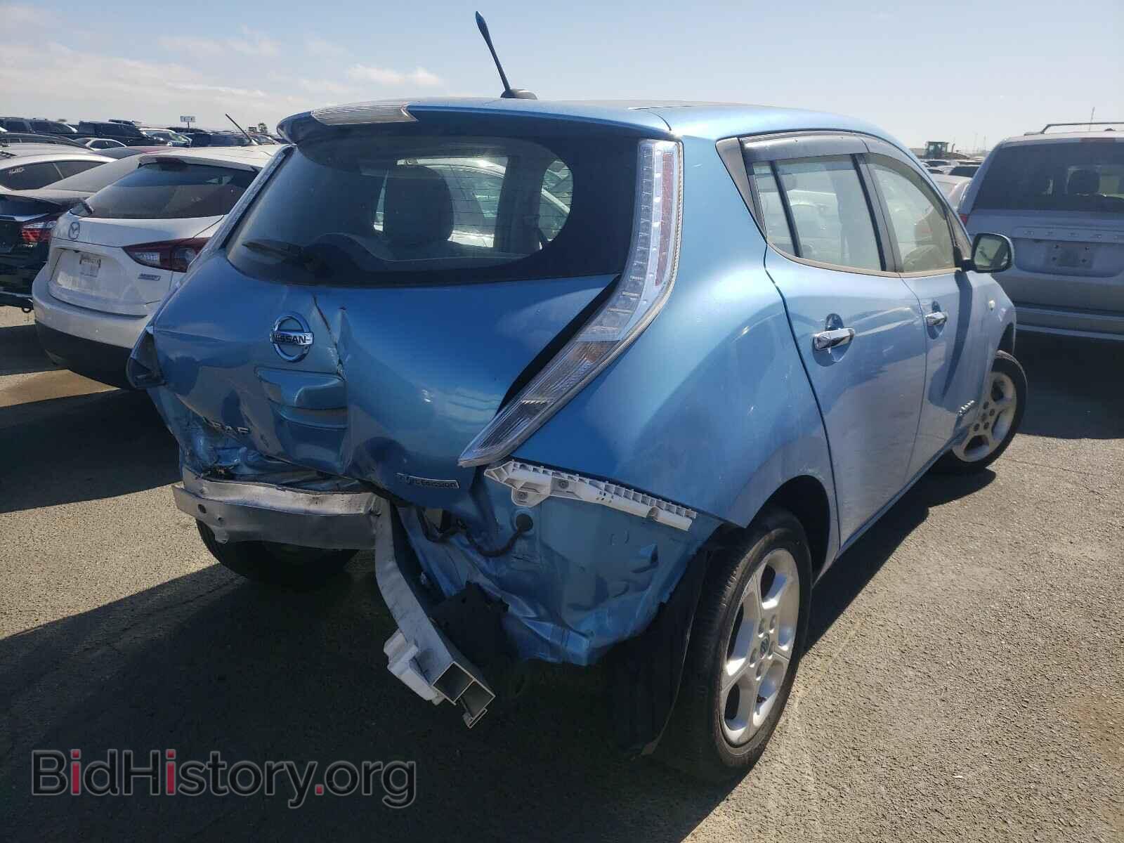 2011 NISSAN LEAF - VIN: JN1AZ0CPXBT006962 - Фото 4