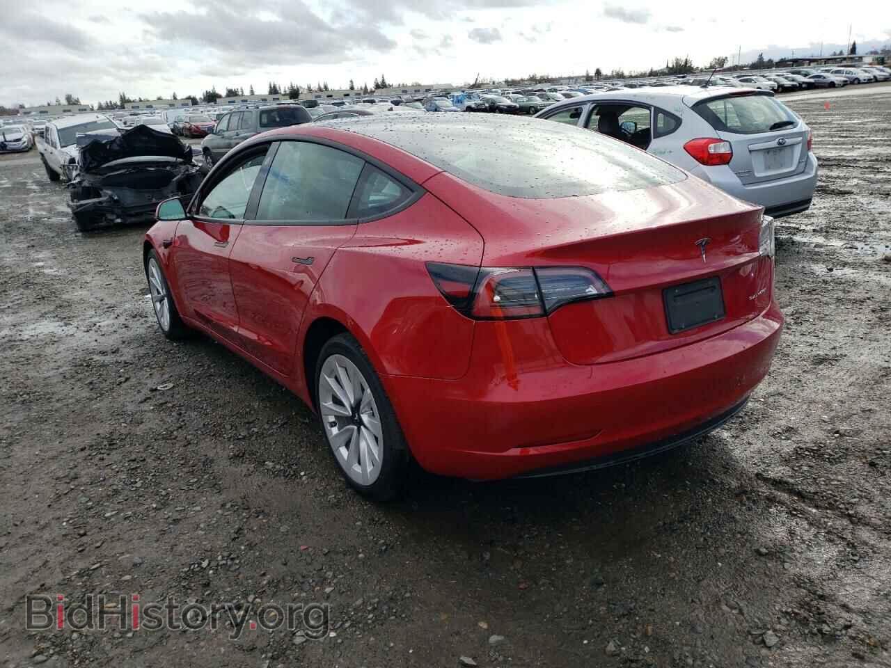 2022 TESLA MODEL 3 - VIN: 5YJ3E1EB0NF290652 - Фото 2