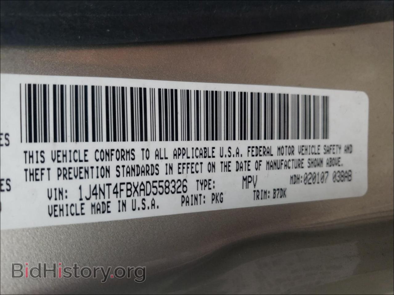 2010 JEEP COMPASS - VIN: 1J4NT4FBXAD558326 - Фото 10