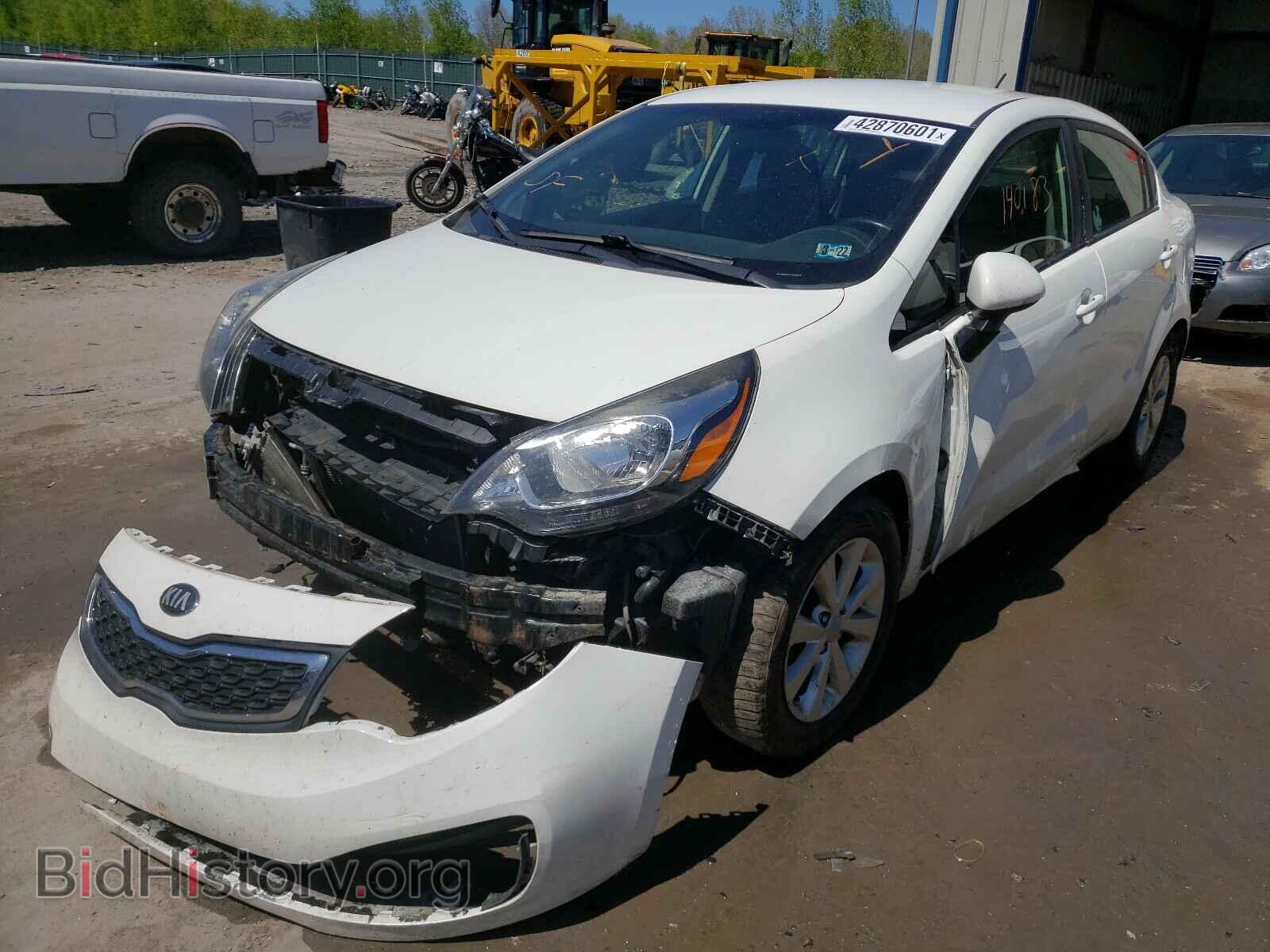 2014 KIA RIO - VIN: KNADN4A34E6350137 - Фото 2