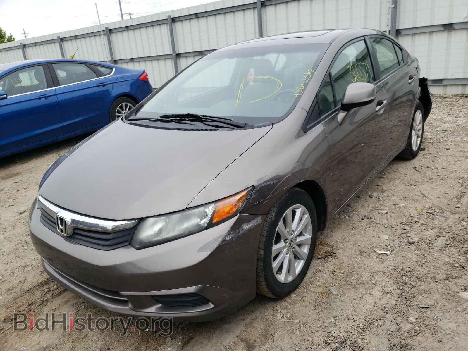 2012 HONDA CIVIC - VIN: 19XFB2F9XCE000573 - Фото 2