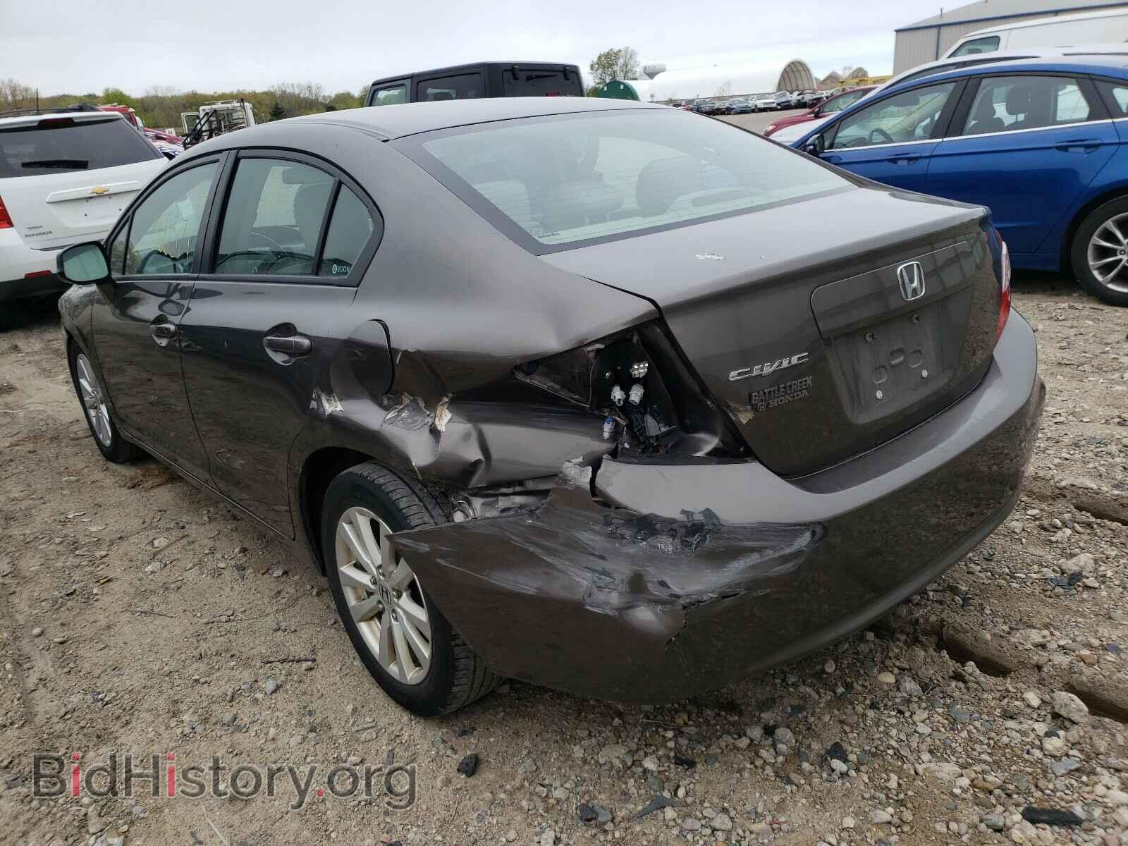 2012 HONDA CIVIC - VIN: 19XFB2F9XCE000573 - Фото 3