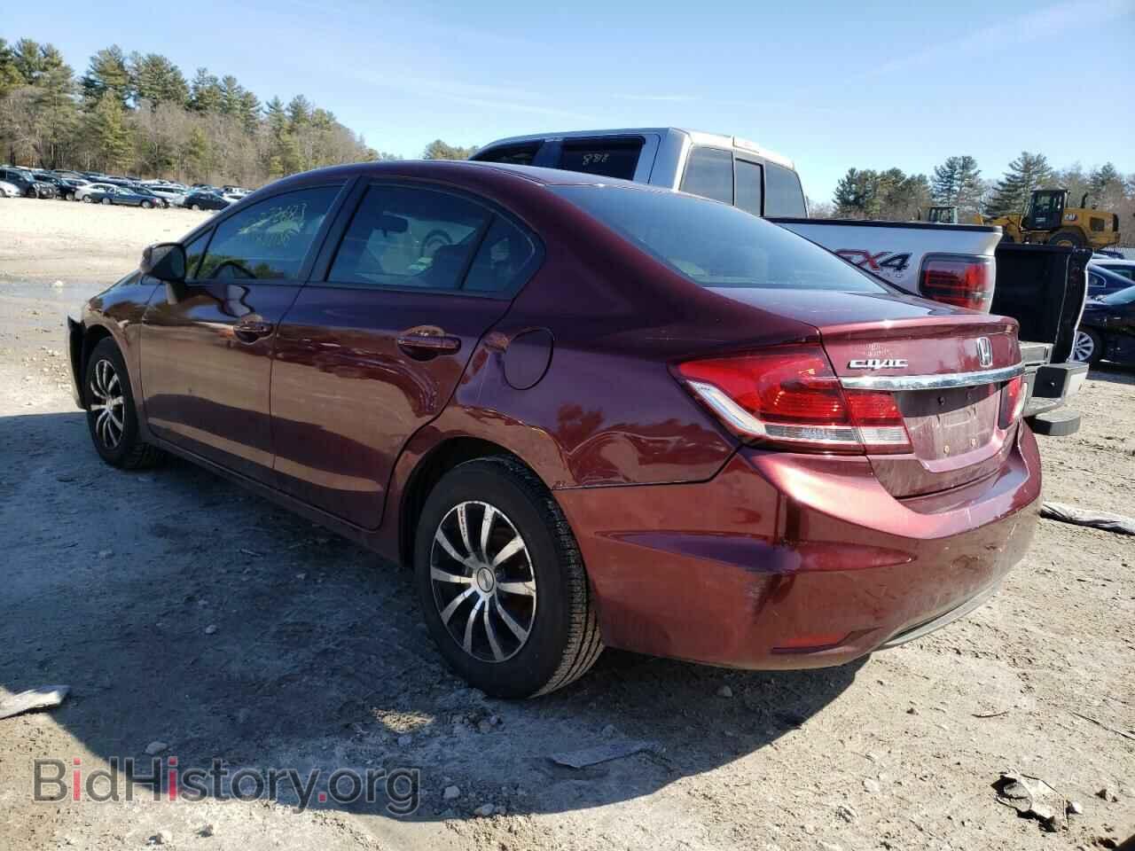 2013 HONDA CIVIC - VIN: 2HGFB2F56DH596043 - Фото 2
