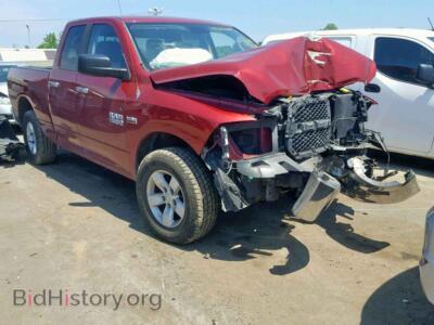 2013 RAM 1500 SLT, бордовый — VIN 1C6RR7GT2DS542465, Copart
