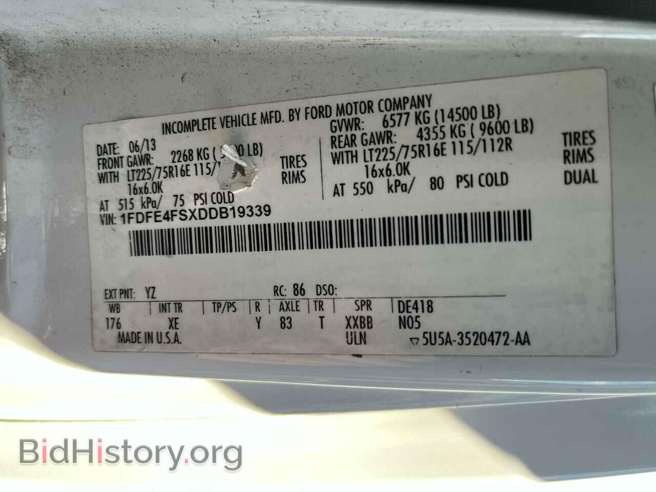 2013 FORD ALL Models - VIN: 1FDFE4FSXDDB19339 - Фото 10