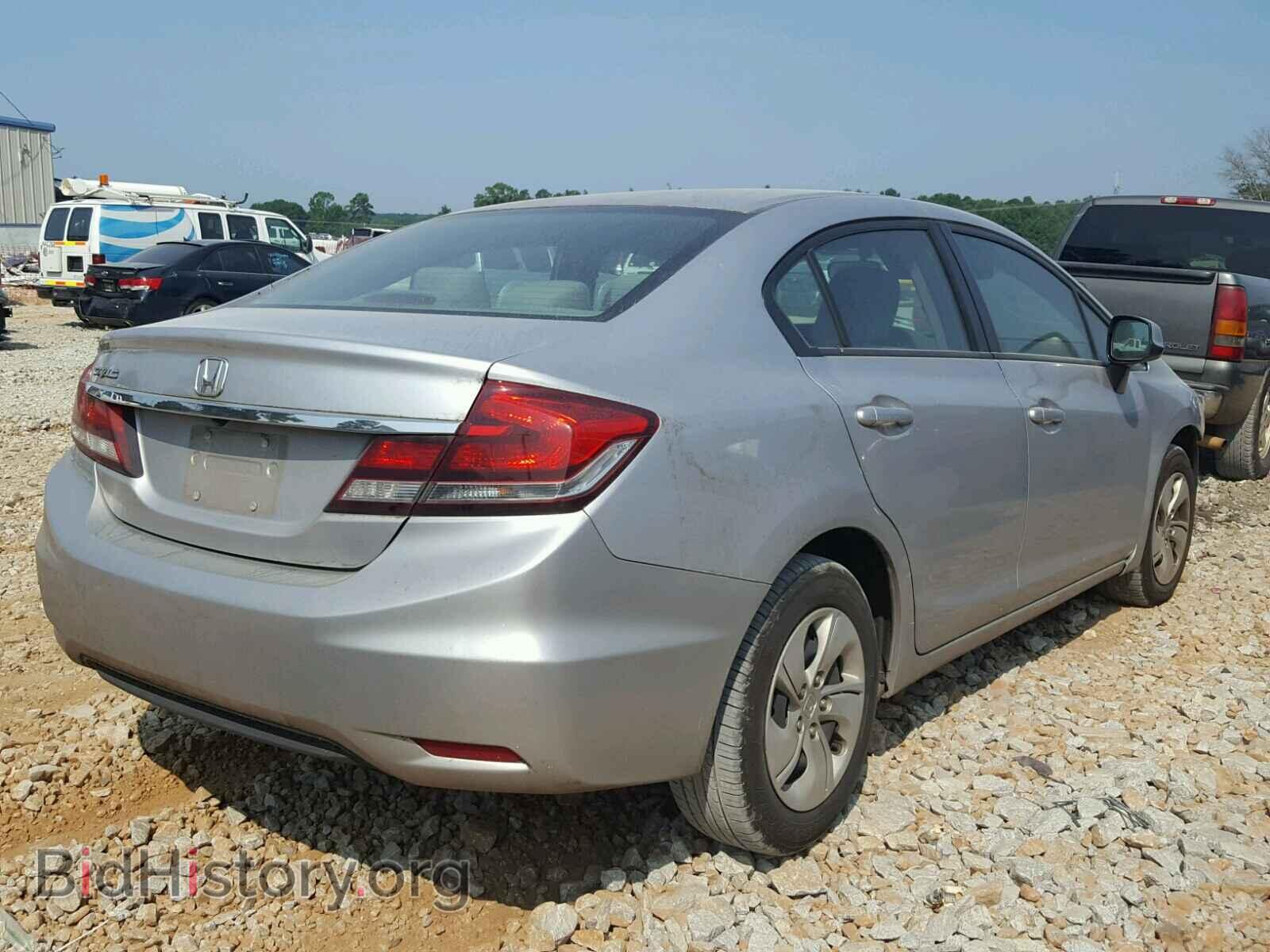 2013 HONDA CIVIC LX - VIN: 19XFB2F58DE096640 - Фото 4