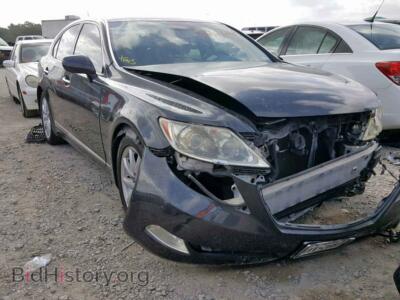 2007 Lexus LS460 LS 460, черный — VIN JTHBL46F275038957, Copart