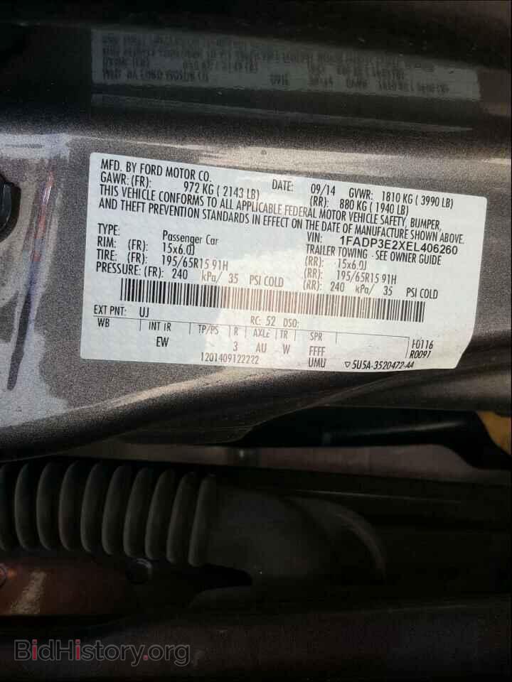 2014 FORD FOCUS - VIN: 1FADP3E2XEL406260 - Photo 10