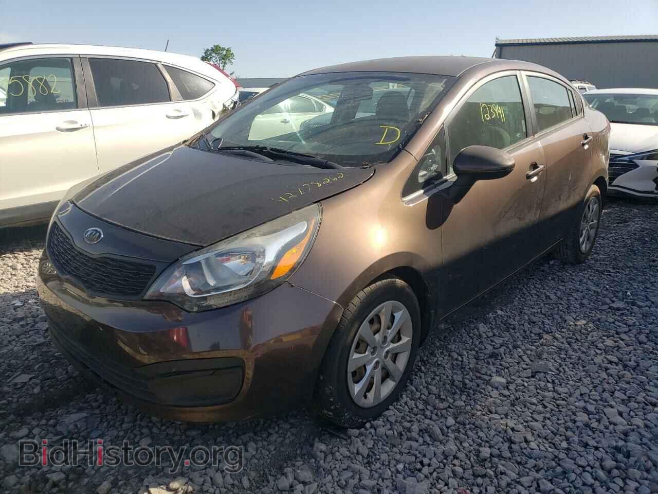 2013 KIA RIO - VIN: KNADN4A33D6119616 - Фото 2