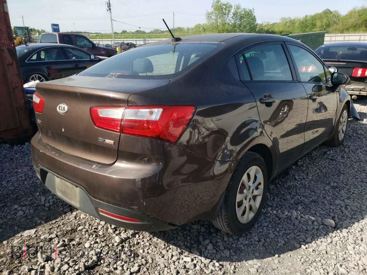 2013 KIA RIO - VIN: KNADN4A33D6119616 - Фото 4