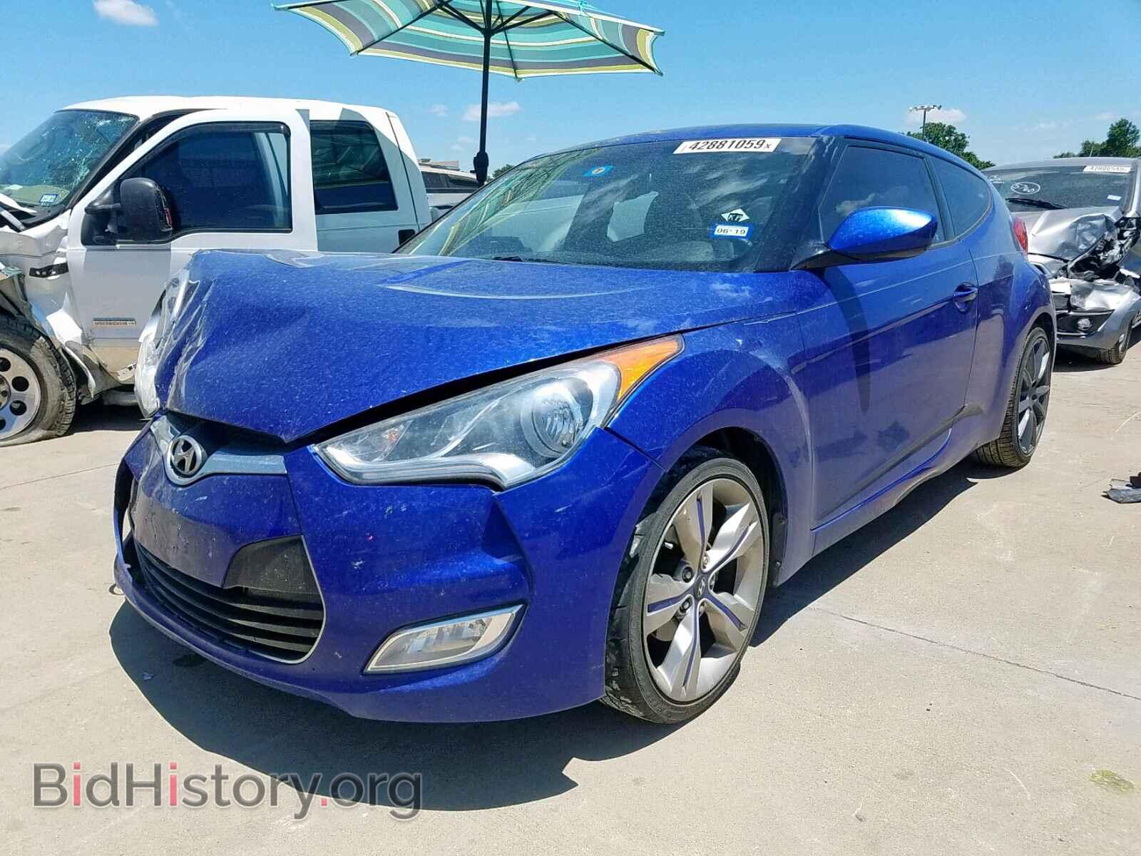 2012 HYUNDAI VELOSTER - VIN: KMHTC6AD7CU074811 - Фото 2