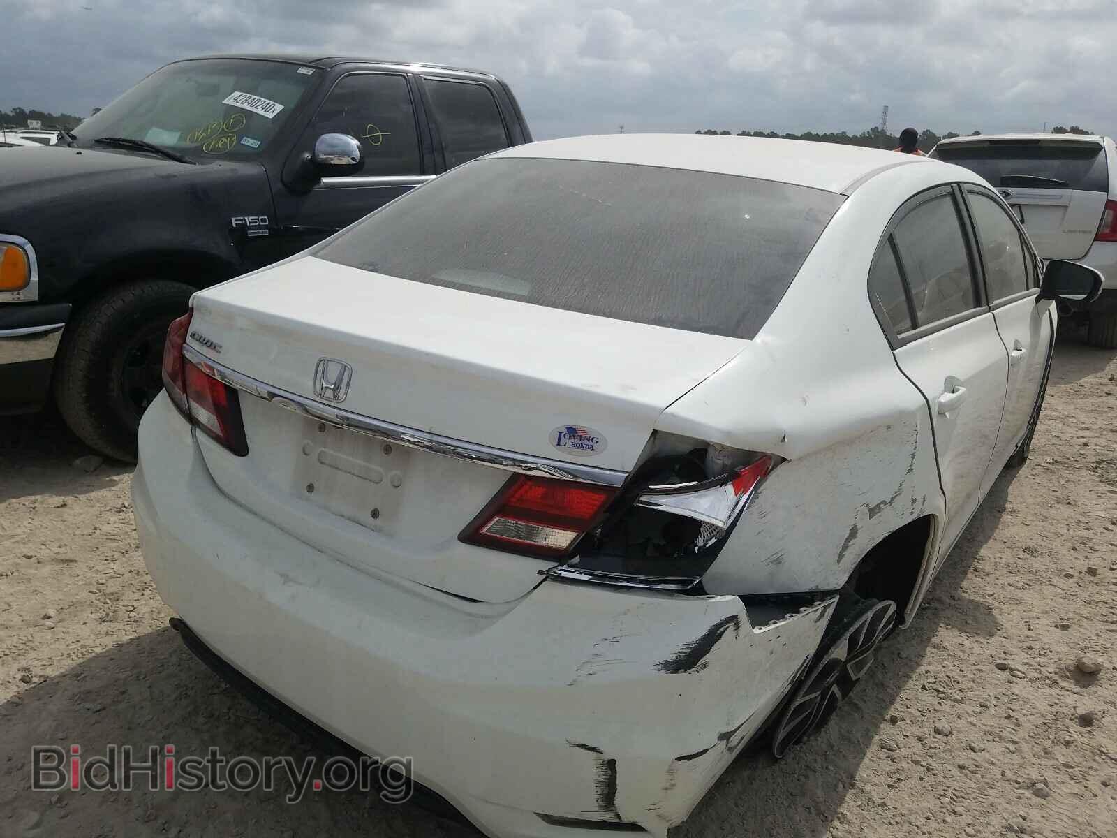 2014 HONDA CIVIC - VIN: 19XFB2F8XEE009252 - Фото 4
