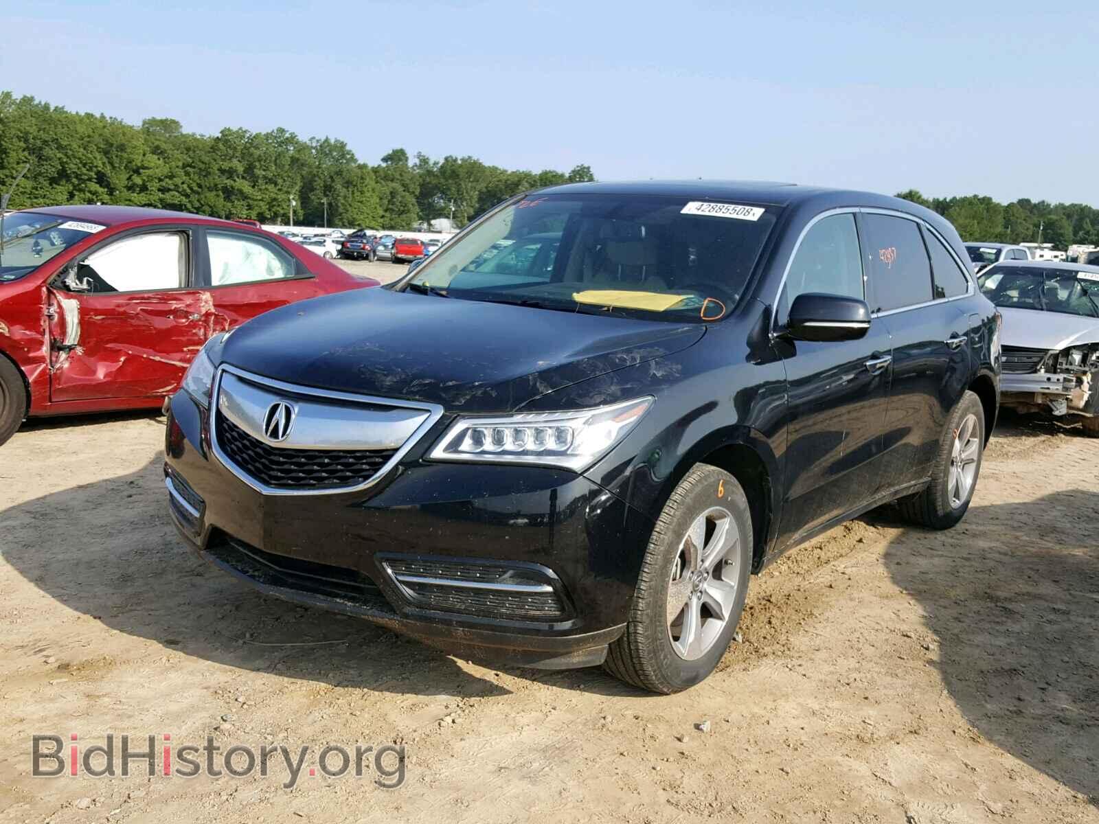 2014 ACURA MDX - VIN: 5FRYD3H21EB002135 - Фото 2