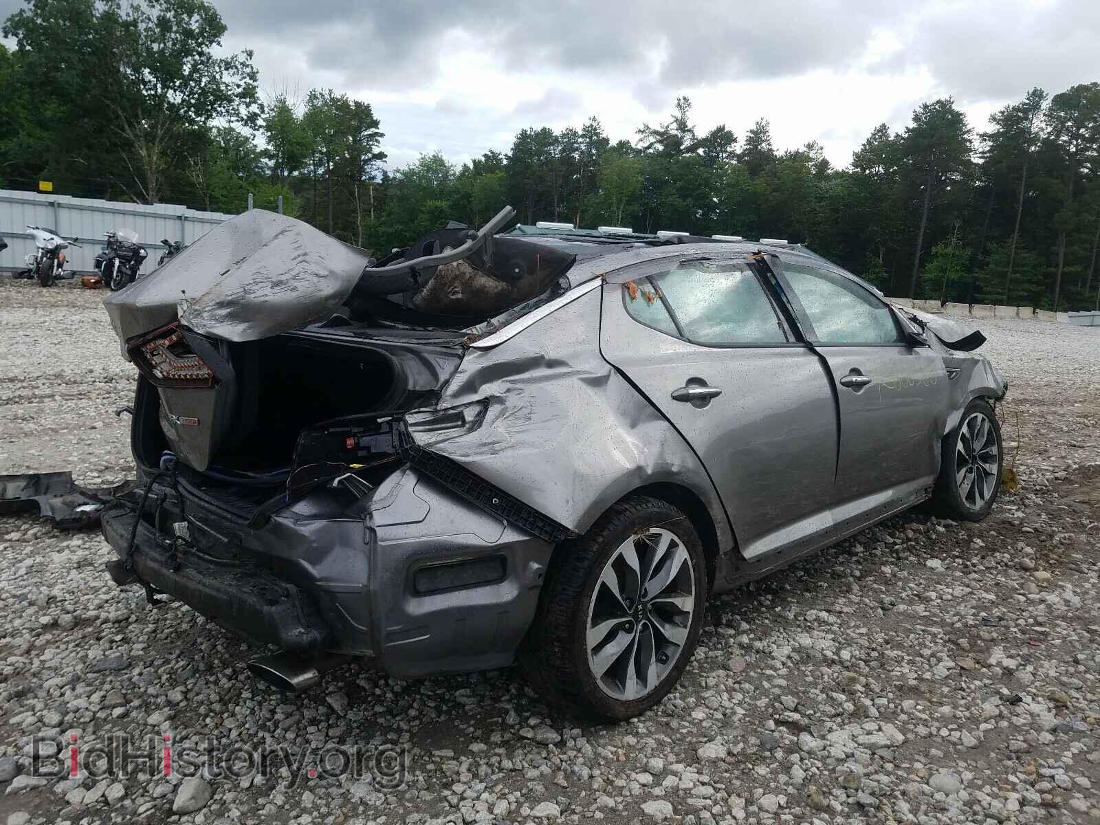 2015 KIA OPTIMA - VIN: 5XXGR4A66FG491471 - Фото 4