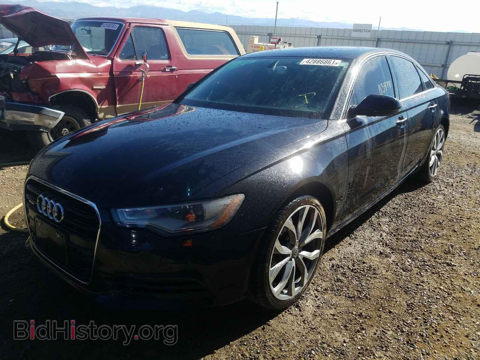 2013 AUDI A6 - VIN: WAUGFAFCXDN089487 - Фото 2