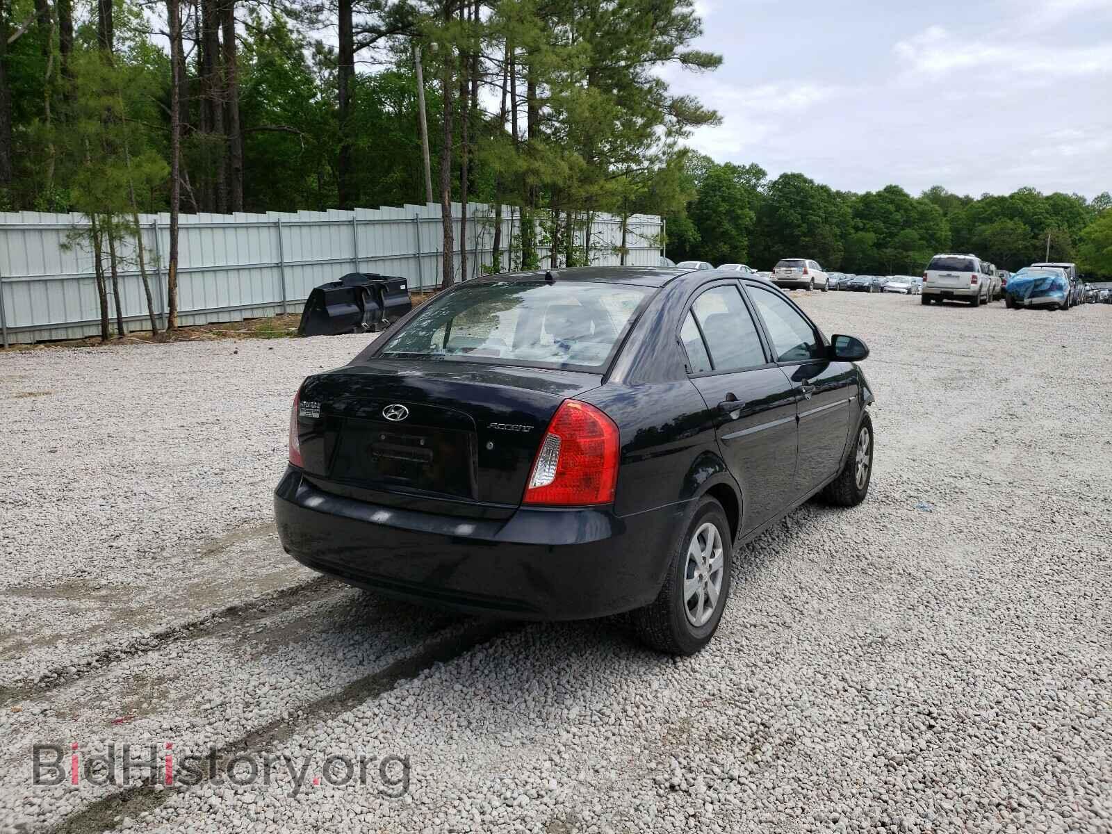 2009 HYUNDAI ACCENT - VIN: KMHCN46C69U285148 - Фото 4