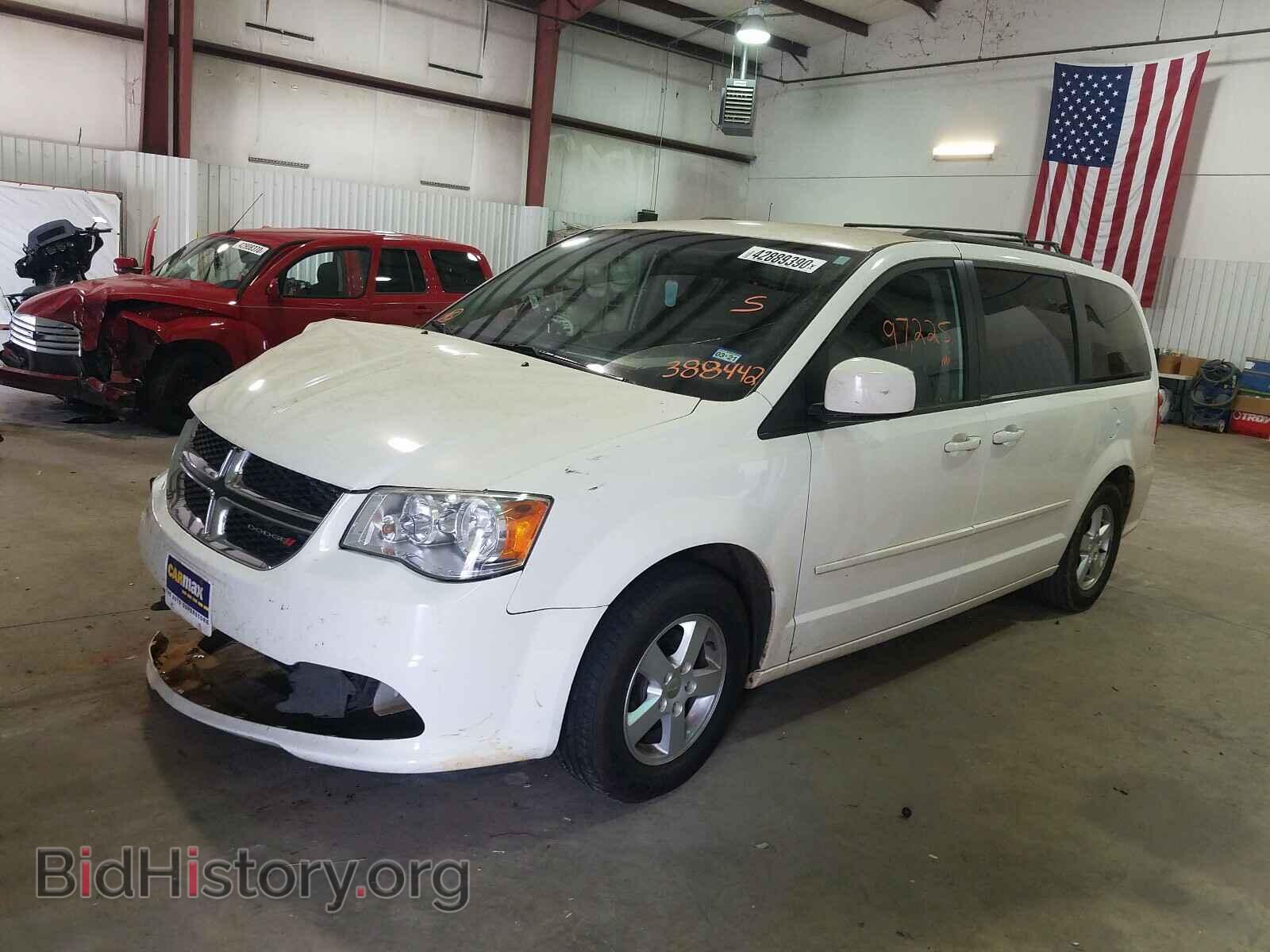 2012 DODGE CARAVAN - VIN: 2C4RDGCG8CR388442 - Фото 2