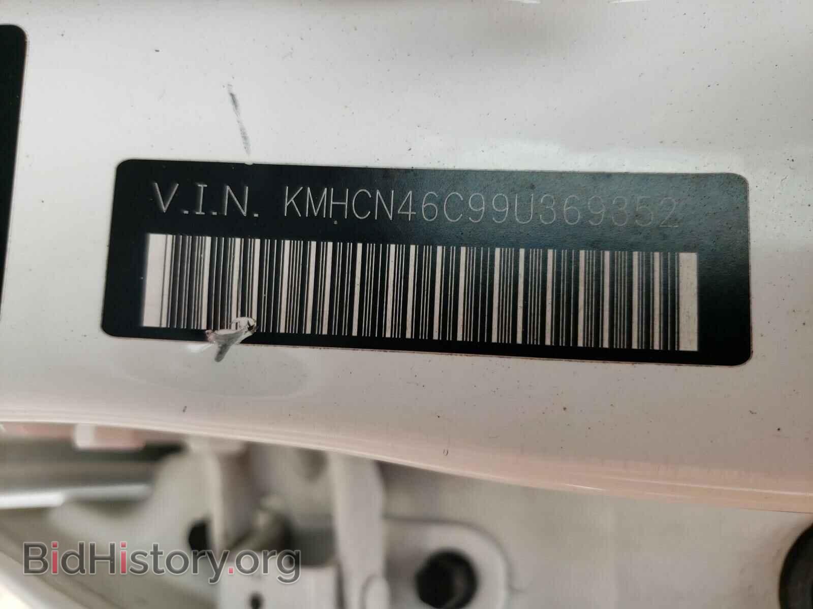 2009 HYUNDAI ACCENT - VIN: KMHCN46C99U369352 - Фото 10