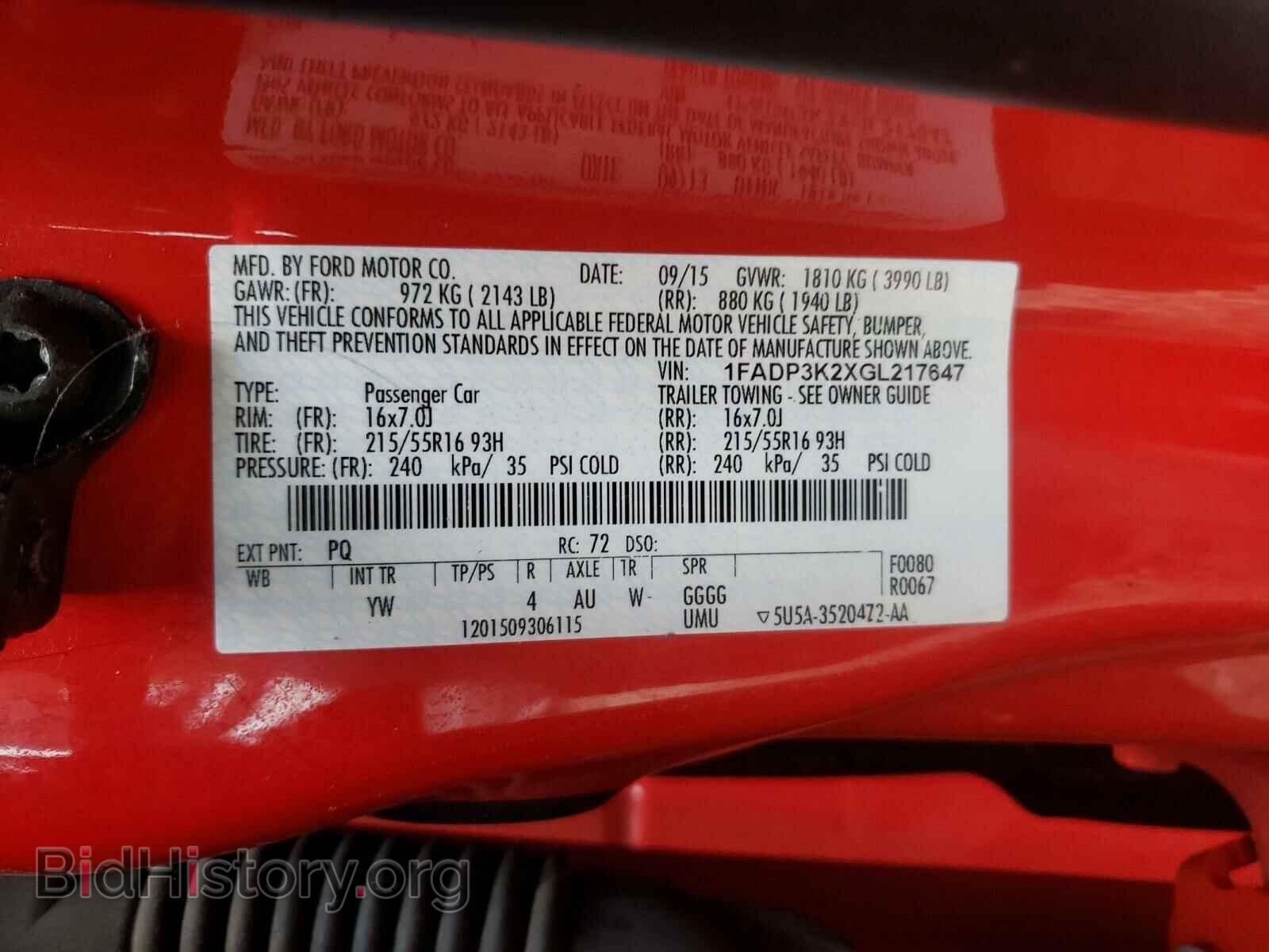 2016 FORD FOCUS - VIN: 1FADP3K2XGL217647 - Photo 10