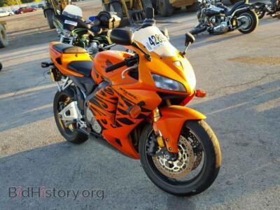 2006 Honda CBR CYCLE CBR600 RR, orange — VIN JH2PC370X6M311182, Copart