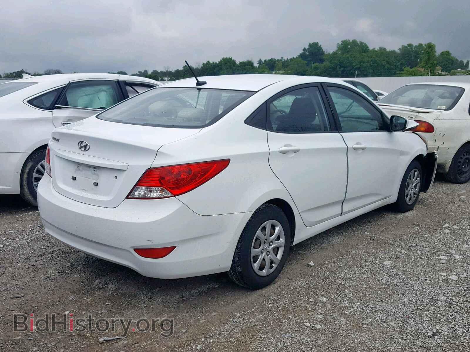 2013 HYUNDAI ACCENT - VIN: KMHCT4AE0DU523101 - Фото 4