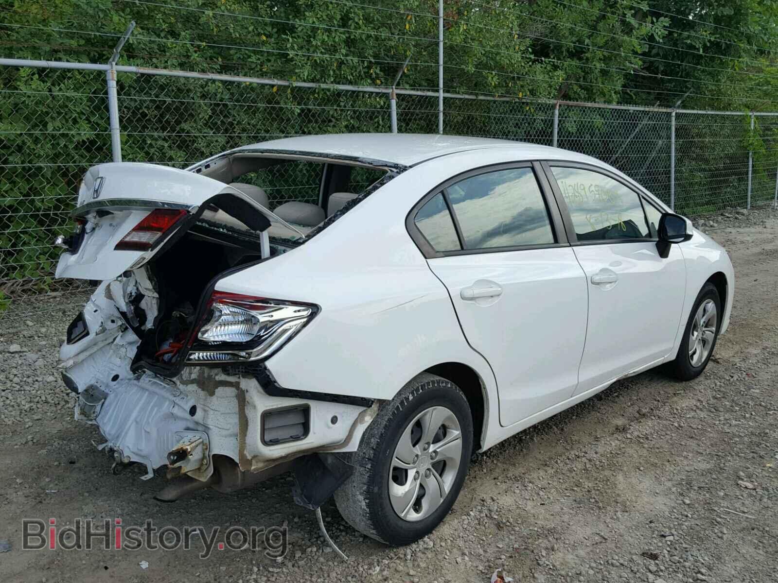 2013 HONDA CIVIC LX - VIN: 19XFB2F58DE061628 - Фото 4