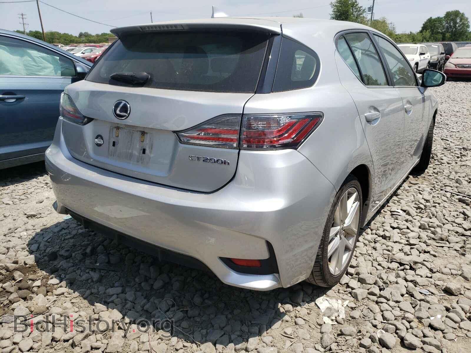 2014 LEXUS CT 200 - VIN: JTHKD5BH8E2185549 - Фото 4