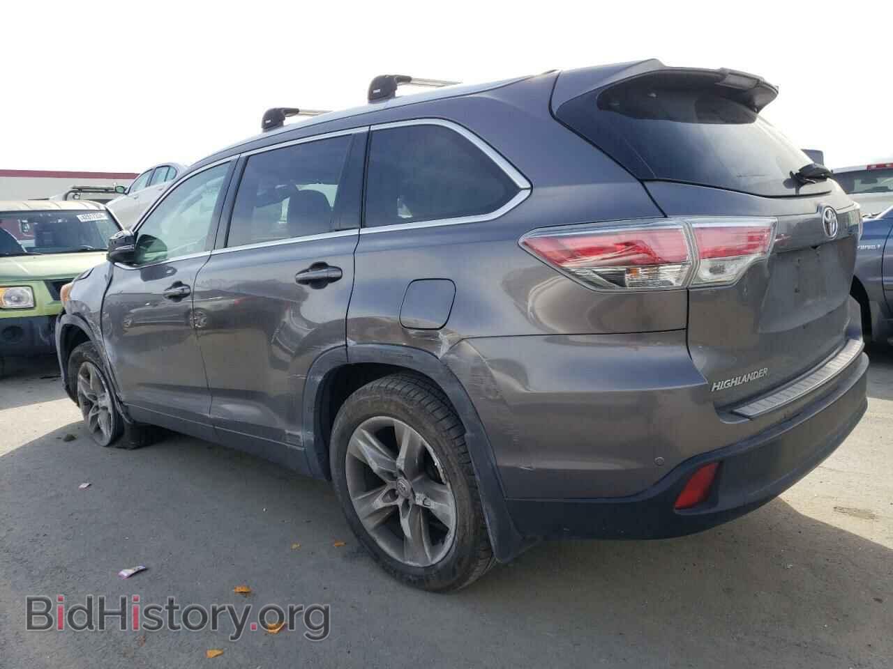 2015 TOYOTA HIGHLANDER - VIN: 5TDDKRFH3FS166323 - Фото 2