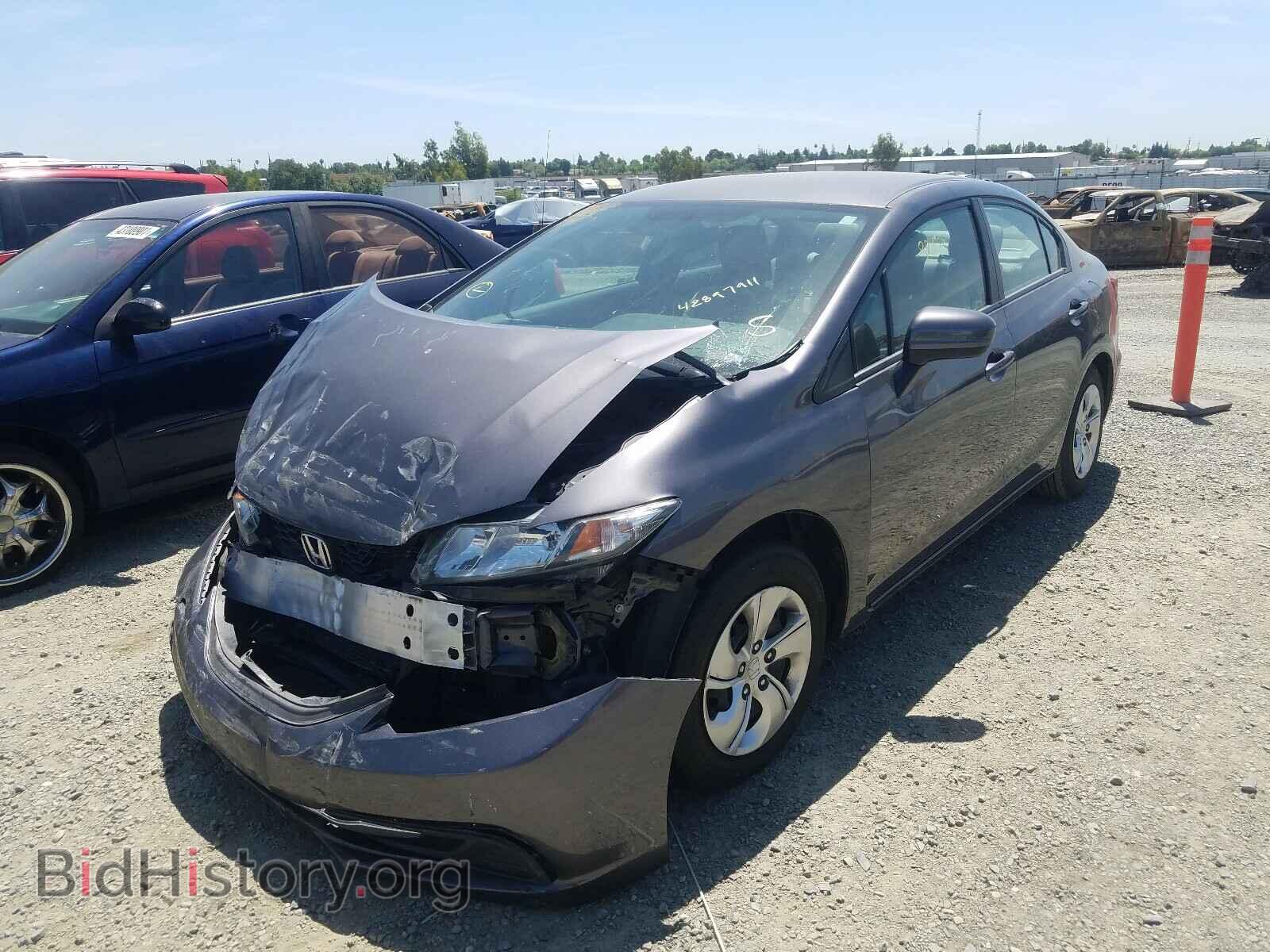 2015 HONDA CIVIC - VIN: 2HGFB2F52FH524775 - Фото 2