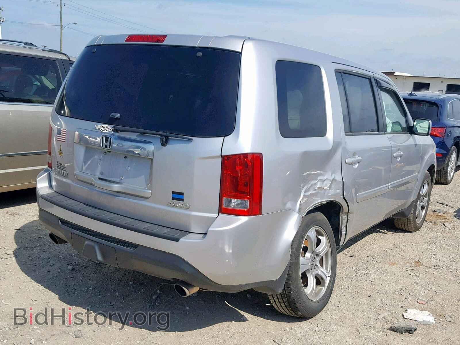 2013 HONDA PILOT EXL - VIN: 5FNYF4H52DB015048 - Фото 4