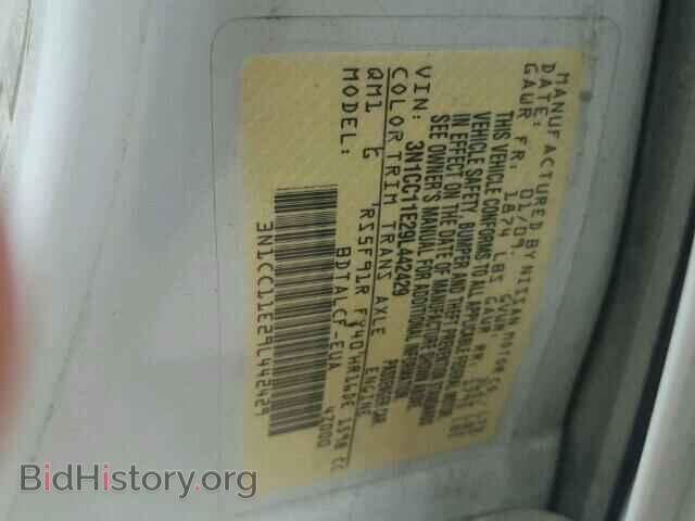 2009 NISSAN VERSA - VIN: 3N1CC11E29L442429 - Фото 10