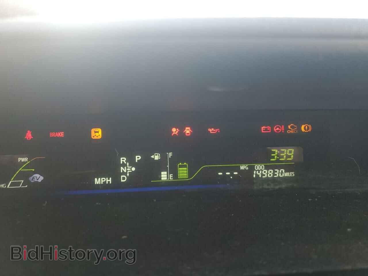 2012 TOYOTA PRIUS - VIN: JTDZN3EU6C3031004 - Фото 9