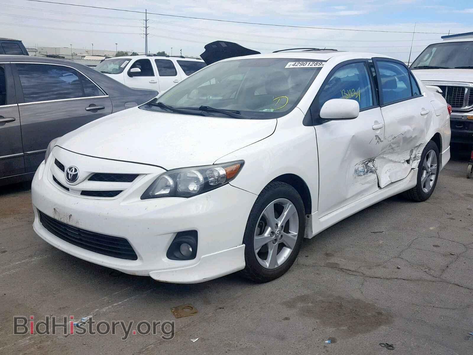 2012 TOYOTA COROLLA BA - VIN: 2T1BU4EEXCC873208 - Фото 2