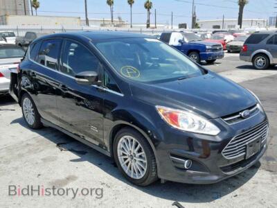2015 Ford CMAX C-Max Prem, black — VIN 1FADP5CU7FL100568, Copart