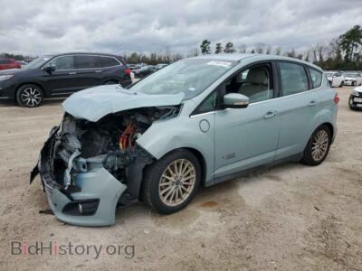 2014 Ford CMAX Premium, blue — VIN 1FADP5CU3EL500514, Copart