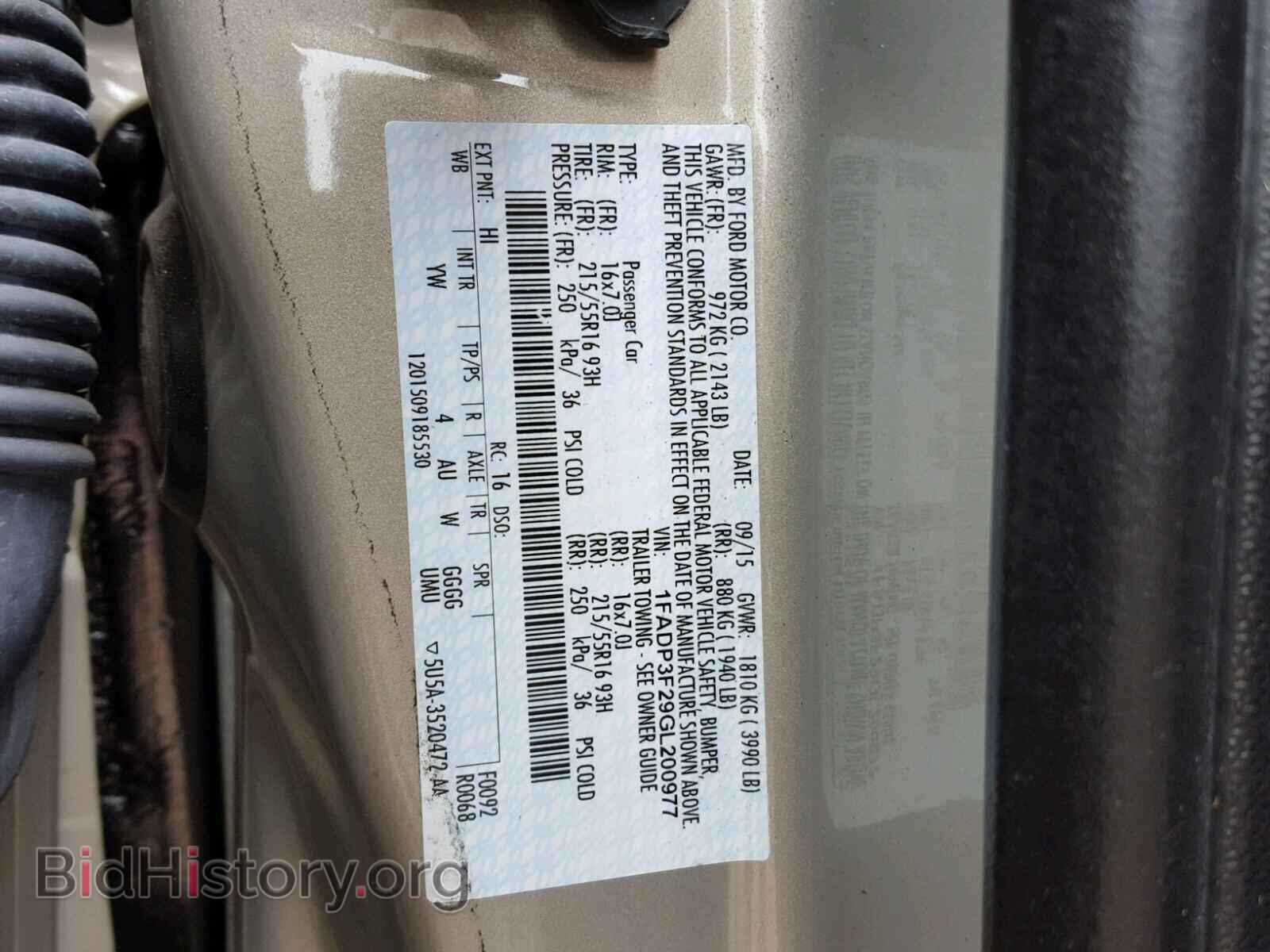 2016 FORD FOCUS - VIN: 1FADP3F29GL200977 - Photo 10