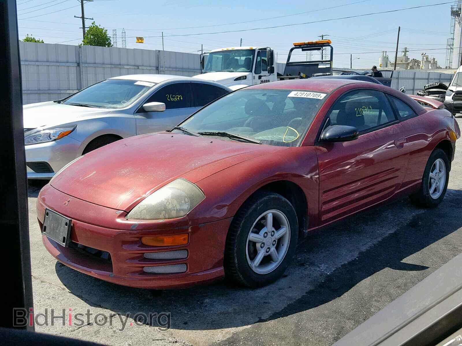 2001 MITSUBISHI ECLIPSE - VIN: 4A3AC34G21E222433 - Фото 2