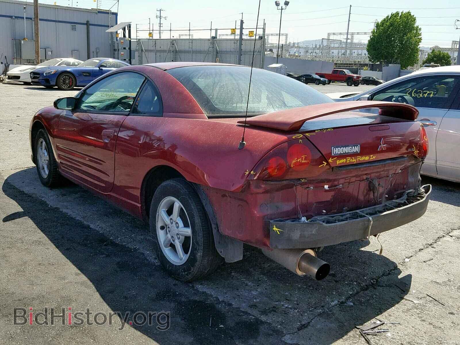 2001 MITSUBISHI ECLIPSE - VIN: 4A3AC34G21E222433 - Фото 3