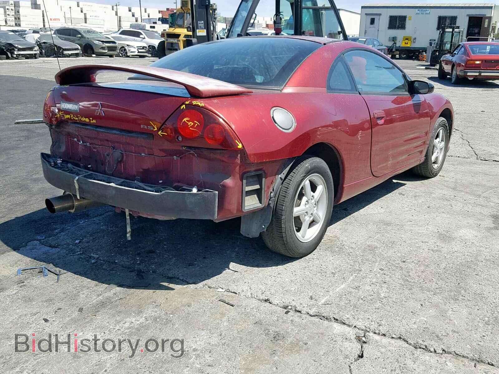 2001 MITSUBISHI ECLIPSE - VIN: 4A3AC34G21E222433 - Фото 4