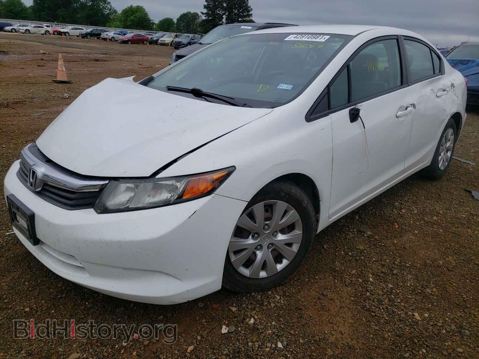 2012 HONDA CIVIC - VIN: 2HGFB2F50CH558807 - Фото 2