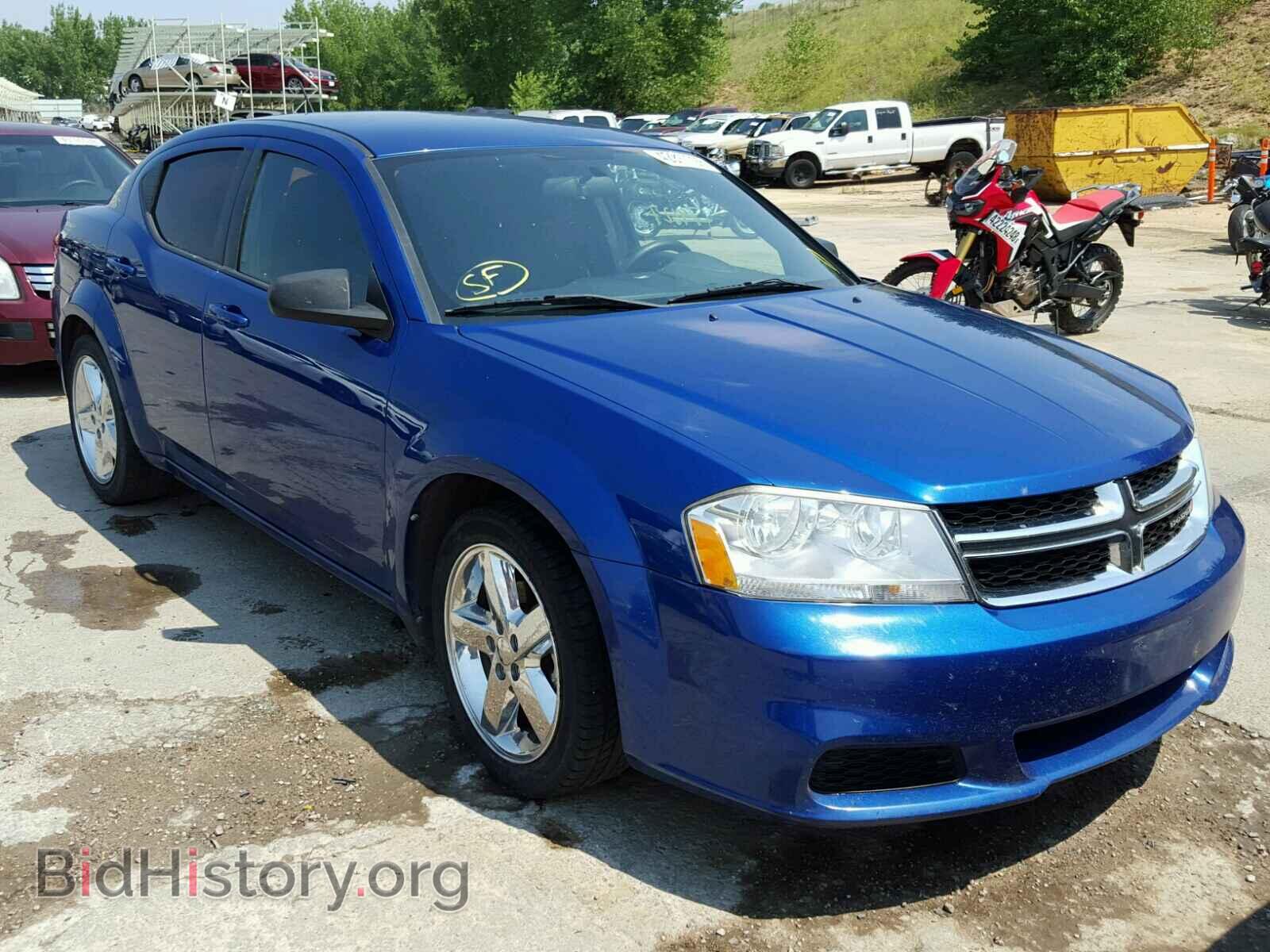 Photo 1C3CDZAB2DN685119 - DODGE AVENGER 2013