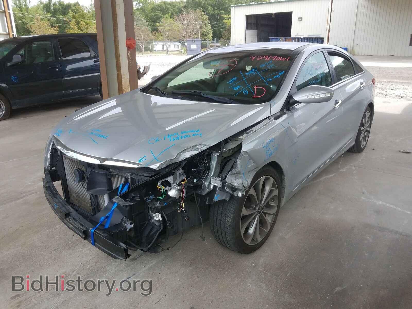 2013 HYUNDAI SONATA - VIN: 5NPEC4AB6DH598138 - Фото 2