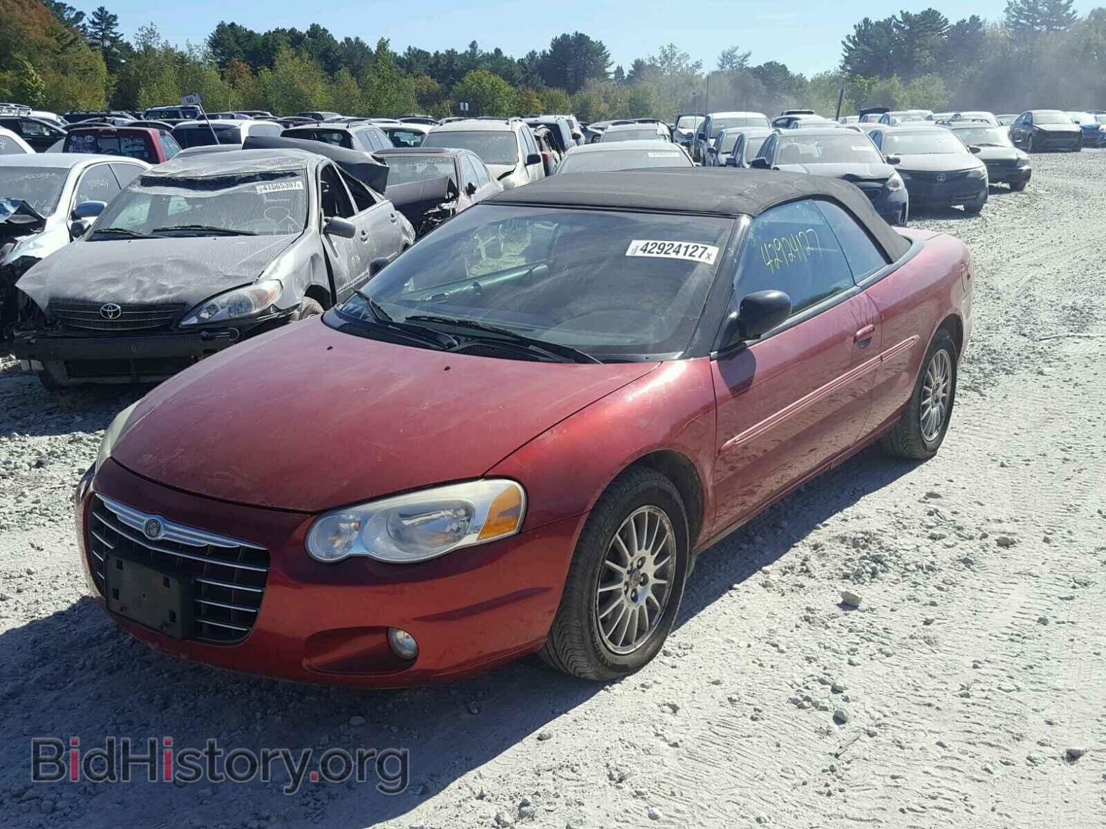 2004 CHRYSLER SEBRING - VIN: 1C3EL55RX4N200432 - Фото 2
