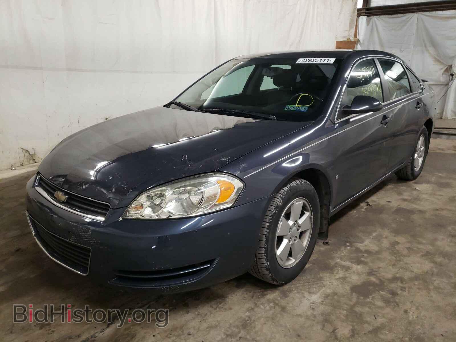 2008 CHEVROLET IMPALA - VIN: 2G1WT58N281293908 - Фото 2
