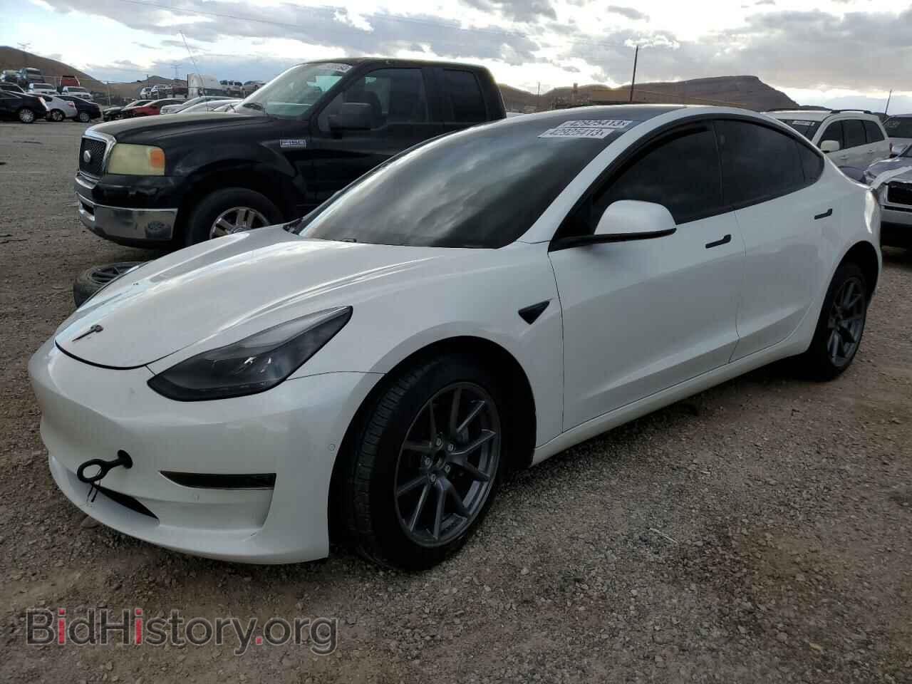 Photo 5YJ3E1EA6MF017463 - TESLA MODEL 3 2021
